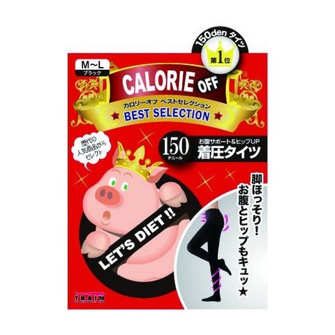 calorie off 小猪系列 发热美腿袜 150D
