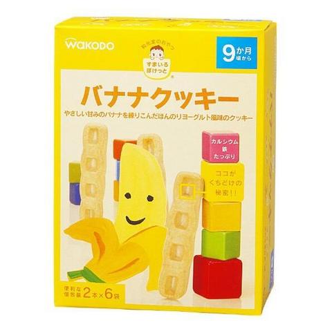 wakodo 和光堂 香蕉口味磨牙棒 4盒