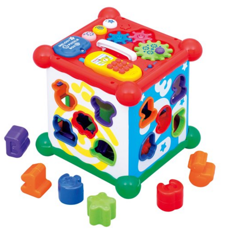 Toyroyal 新六面盒 多功能数字屋形状配对玩具