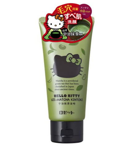 ROSETTE Hello Kitty合作款 限定版 宇治抹茶小豆 洗面奶 120g