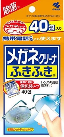 KOBAYASHI 小林制药 眼镜清洁布 40枚