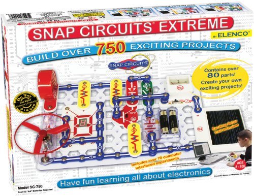 ELENCO Snap Circuits Extreme SC750 电路拼接玩具    标准包装