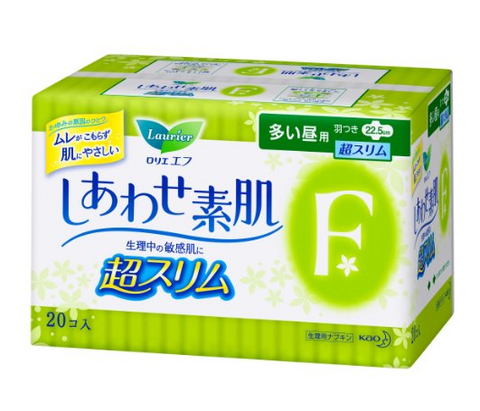 kao 花王  laurier 乐而雅 素肌 22.5CM 日用卫生巾 20片