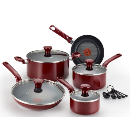 T-fal 特福 红点不粘锅 14件套
