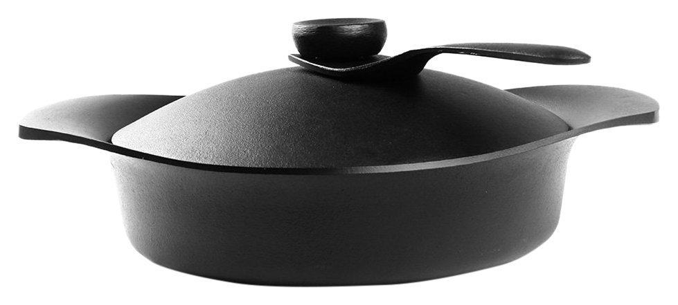 柳宗理 南部铁器 铸铁浅汤锅 22cm