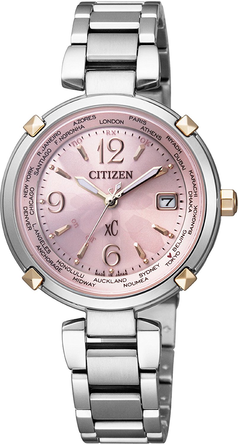 CITIZEN 西铁城 Eco-Drive EC1044-55W 女款光动能腕表