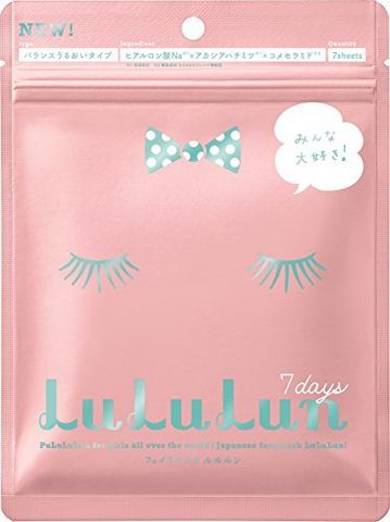 LuLuLun 保湿面膜 粉色款 7片