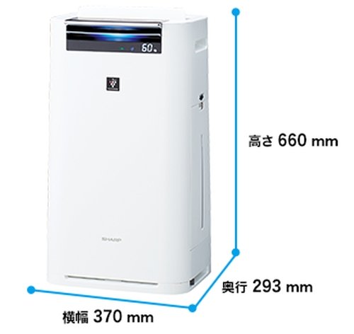 SHARP 夏普 KI-GS50-W 负离子加湿空气净化器 13叠