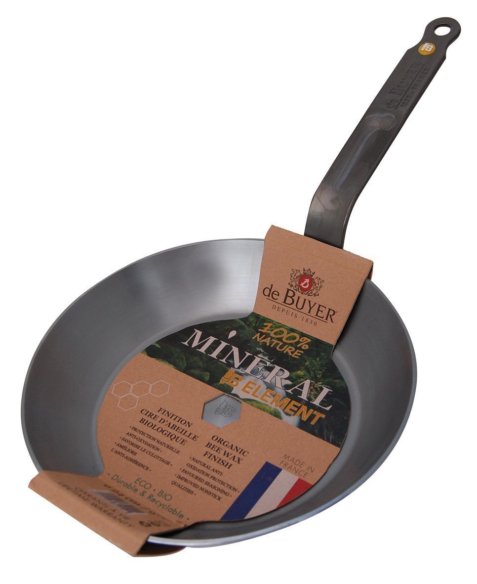 de Buyer Mineral B 5610-28 蜂蜡系列 平底炒锅 28cm