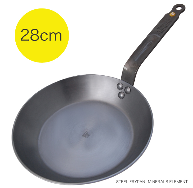 de Buyer Mineral B 5610-28 蜂蜡系列 平底炒锅 28cm
