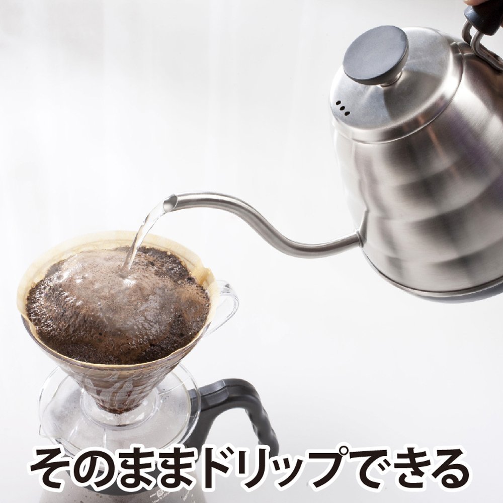 HARIO EVKB-80HSV-15 不锈钢电热细口咖啡壶 1.2L