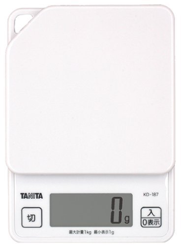 Tanita 百利达 KD187 厨房电子秤（1kg量程，1g精确度） 