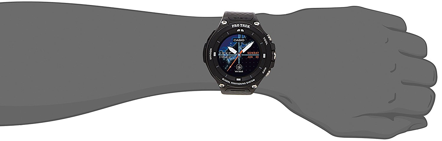 CASIO 卡西欧 WSD-F20-BK RPO TREK GPS智能手表
