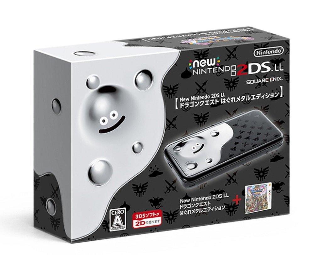 Nintendo 任天堂 New 2DS LL 水银史莱姆限定版掌机+《勇者斗恶龙11：寻觅逝去的时光》