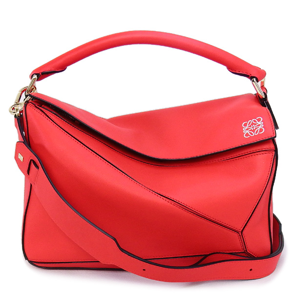  LOEWE 罗意威 Puzzle 女士小牛皮手提包 中号