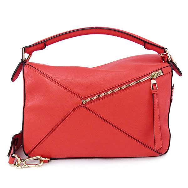  LOEWE 罗意威 Puzzle 女士小牛皮手提包 中号