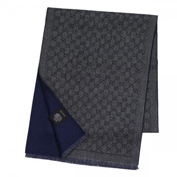 GUCCI 古驰 2016秋冬款 双G图案提花羊毛围巾