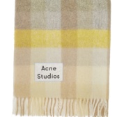 Acne Studios 黄灰格纹围巾 $518（约3,659元）