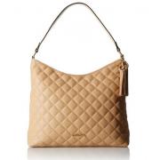 Calvin Klein Quilted Leather Hobo 女士真皮单肩包