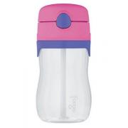 THERMOS 膳魔师 foogo 防漏塑料吸管杯 300ml 蓝色