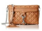 REBECCA MINKOFF Quilted mini MAC 女款真皮斜挎包