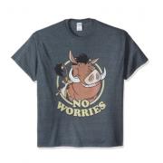 Disney 迪士尼 Timon and Pumbaa No Worries 男款短袖T恤
