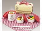 THERMOS 膳魔师  DBQ-252DS R-WH 迪士尼米奇 保温饭盒套装 630ml