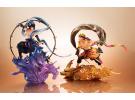 MegaHouse 火影忍者疾风传 风神鸣人/雷神佐助 PVC材质 涂装完成版 模型手办
