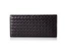 BOTTEGA VENETA 244688-V4651 男士真皮编织长款钱包