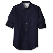 Calvin Klein Jeans 40H6380 男士卷袖衬衫