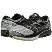 Saucony Triumph iso 男士顶级减震跑鞋 Silver/Black/Citron
