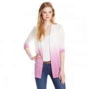 Calvin Klein女士条纹外衣 Out Stripe Flyaway Top