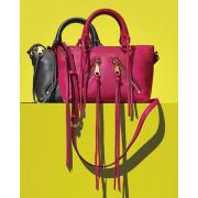 REBECCA MINKOFF Micro-Moto Satchel 女款真皮斜挎包