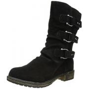 SKECHERS 斯凯奇 Mid 3 Buckle Ruched Vamp Motorcycle 女款短靴