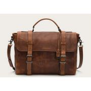 FRYE Logan Antique Pull Up Flap 男款真皮公文包