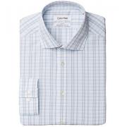 Calvin Klein Slim Fit Non Iron Graphic Check 男士修身免熨衬衫