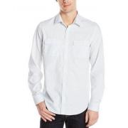 Calvin Klein Long-Sleeve Pencil Mini男款衬衫
