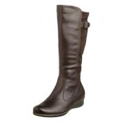 ecco 爱步 Abelone Tall Boot 女款真皮长靴