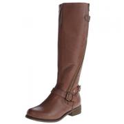 STEVE MADDEN Synicle Motorcycle 女士真皮长筒靴