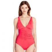 Calvin Klein Solid Over 女士连体泳衣