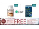 Vitamin World精选自营保健品买一送一+满$50立减$10
