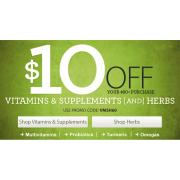 Vitacost维生素、草本系列等保健品满$60立减$10