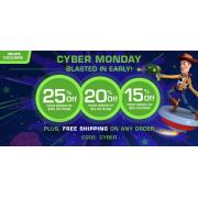 DisneyStore:迪士尼Cyber Monday促销活动 最低享7.5折
