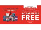 Vitamin World：自营品牌保健品 买1送1+满额最高减$20