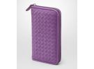 BOTTEGA VENETA 114076V001N5220 羊皮长款拉链钱包