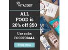 Vitacost最新优惠：精选食品专场仅5折+购满$50即可享额外8折