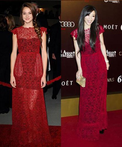 高透的蕾丝裙 时髦or雷人