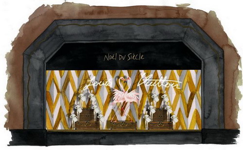 时尚大牌上演圣诞橱窗“大戏”