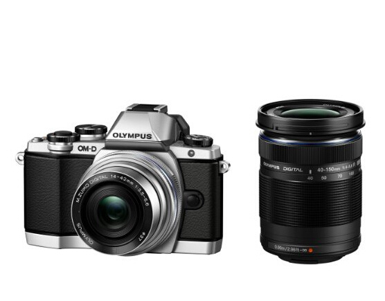 OLYMPUS 奥林巴斯 E-M10 M4/3 可换镜头数码相机14-42mm+40-150mm 双镜头套机