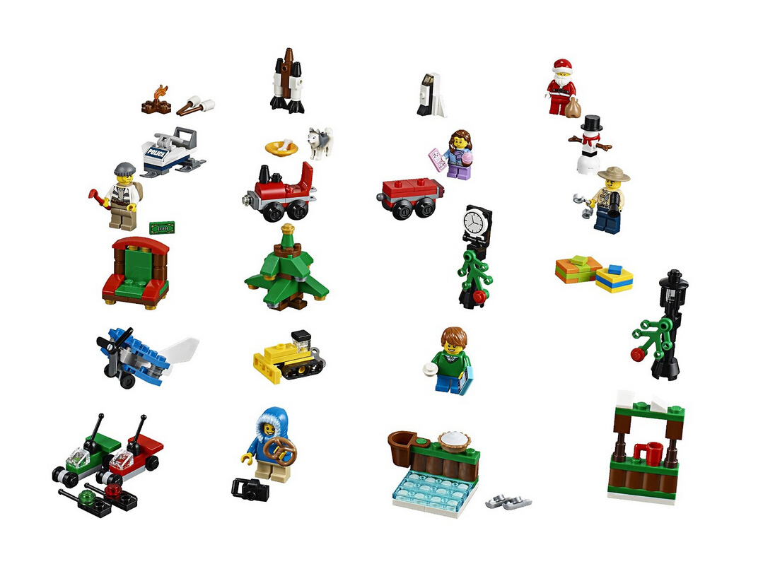 开放预订：LEGO 乐高 CITY 城市系列 Advent Calendar 降临节 日历特辑 60099